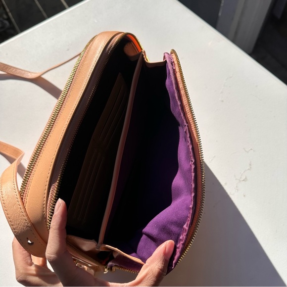 Objectposh Leather Peach Crossbody - Picture 6 of 6